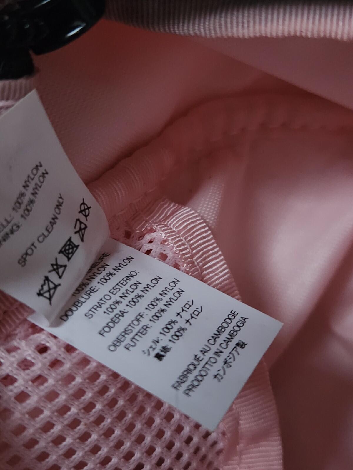 SS22 Supreme Side Bag Shoulder Pink Cordura Water resistant