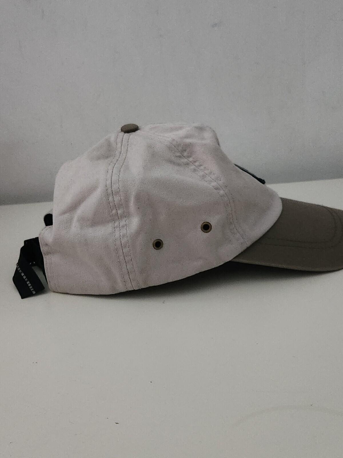 FW21 Supreme x Timberland 6-Panel White cap Beige hat 3M Reflective Logo