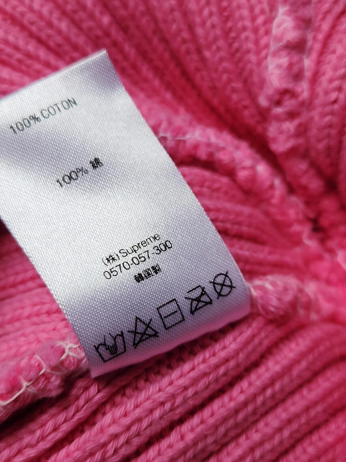 SS19 Supreme Dyed Beanie Pink Tie Dye Hat Small Box Logo Made In Korea
