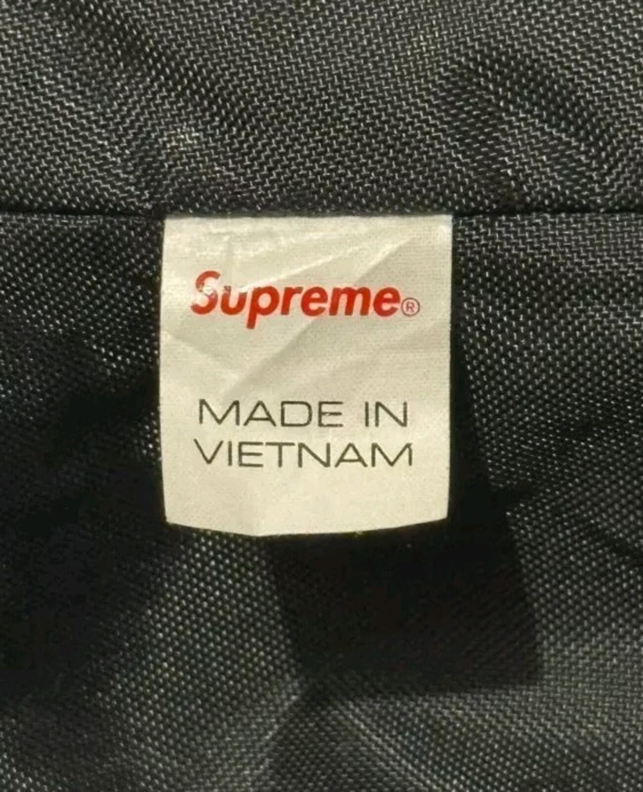 FW20 Supreme Waterproof Reflective Speckled Shoulder Bag Black