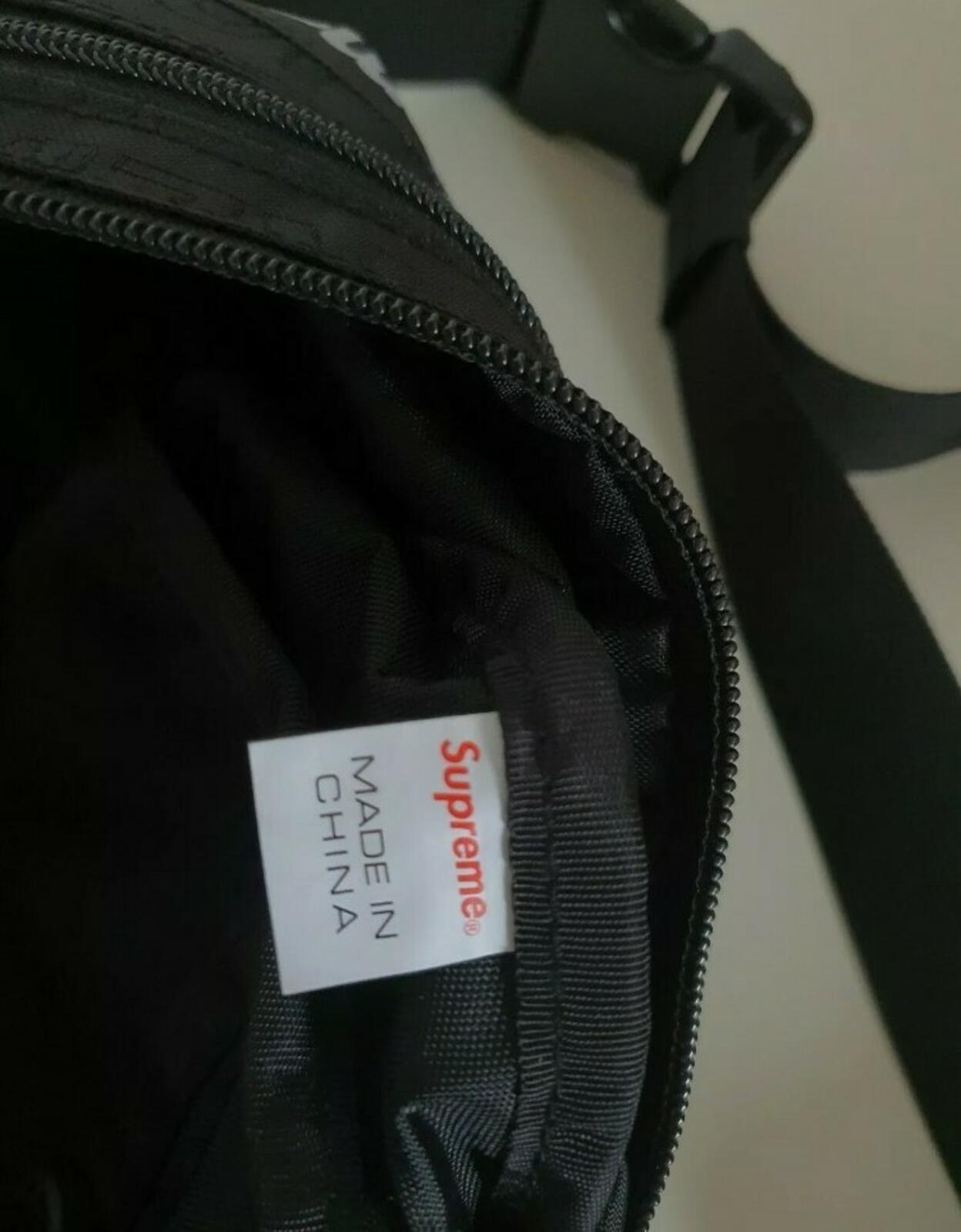 SS19 Supreme Waist Bag Black