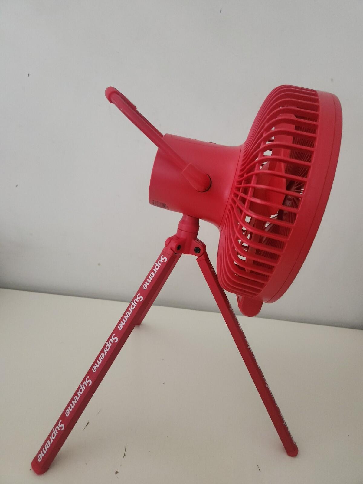 FW23 Supreme Cargo Container Electric Fan Wireless Portable Red Accessory Multi