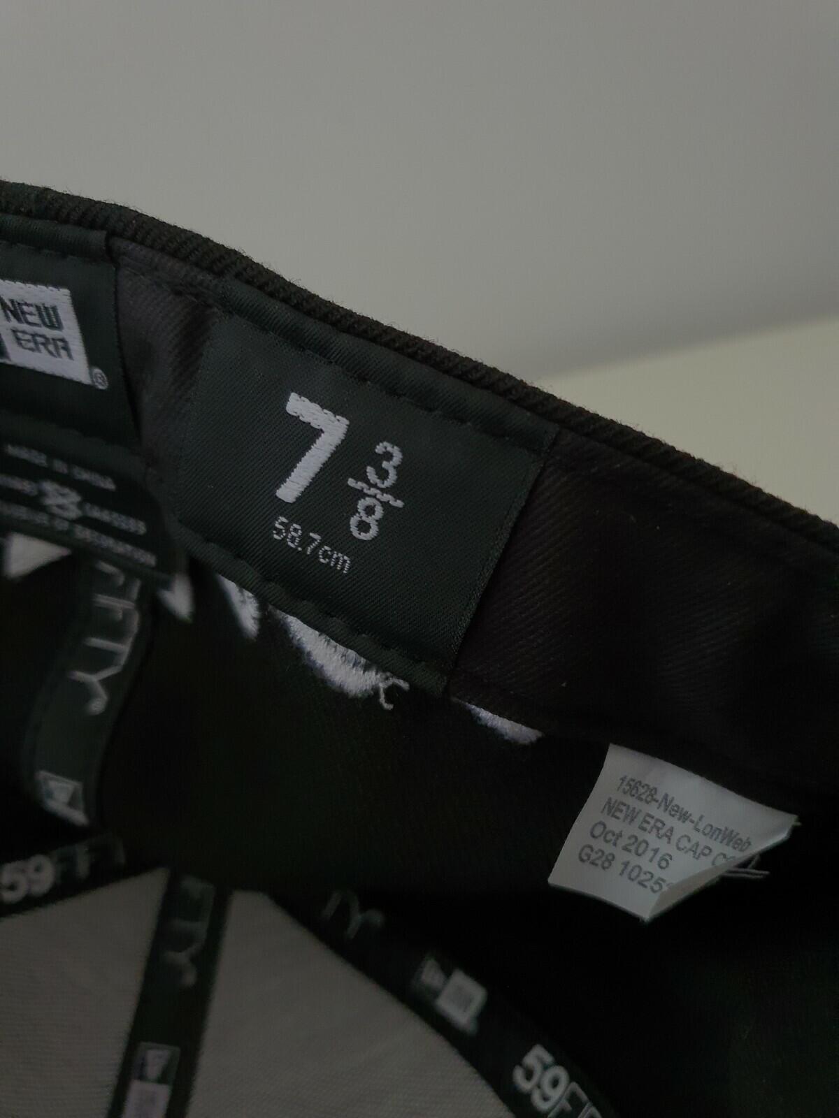 SS17 Supreme New Era Playboy Box Logo Cap Black Size 7 3/8
