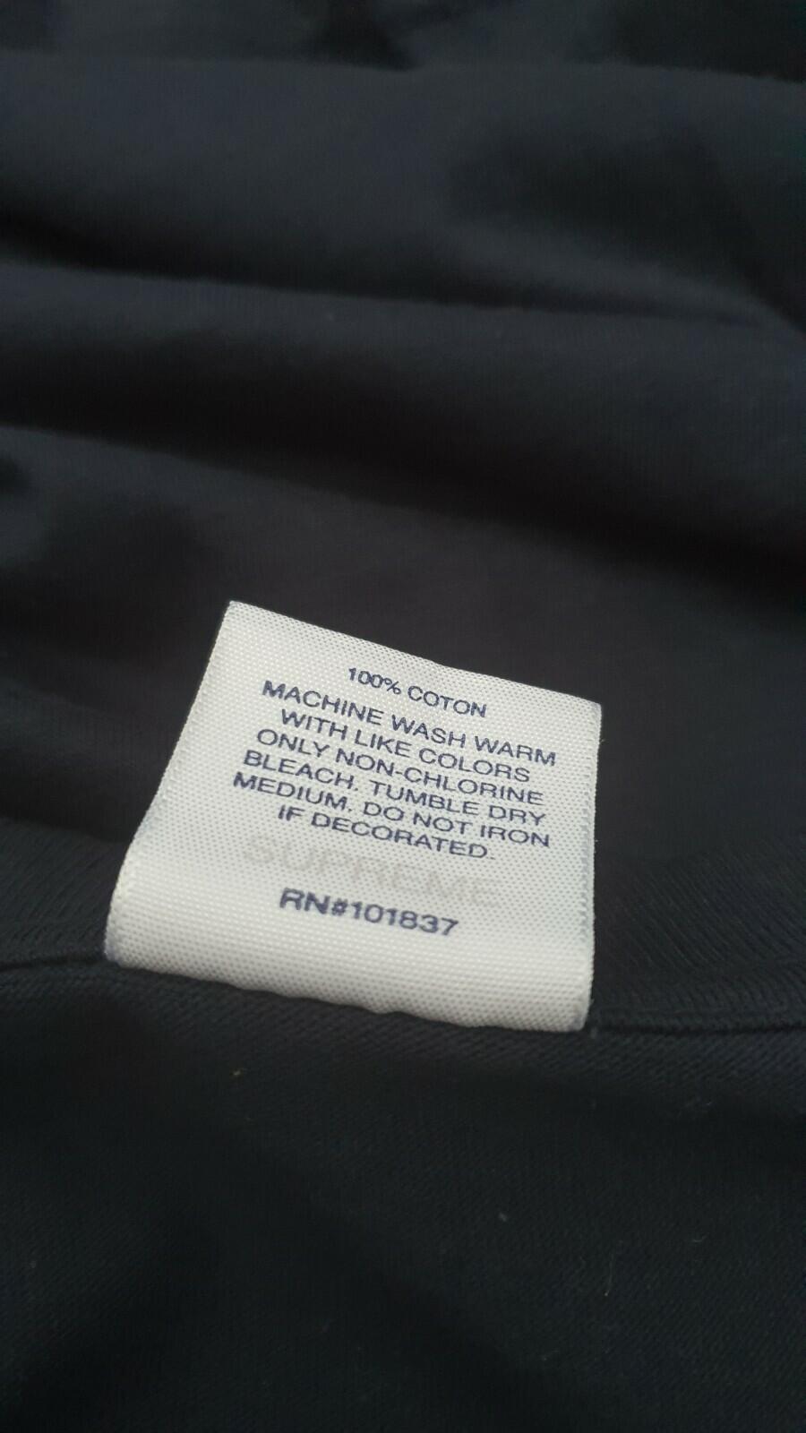 FW19 Supreme x Martin Wong Attorney Street L/S Tee Navy Size M