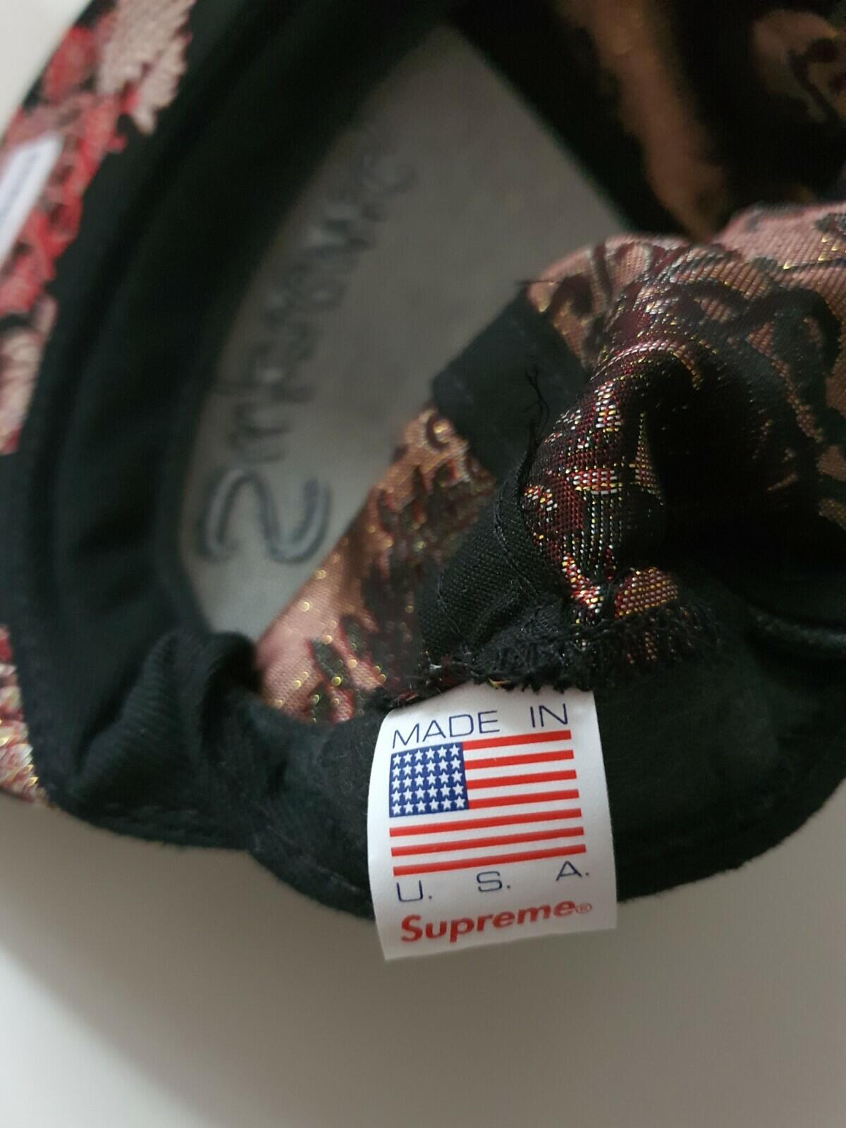 SS17 Supreme Eastern Floral 5-panel Hat Black