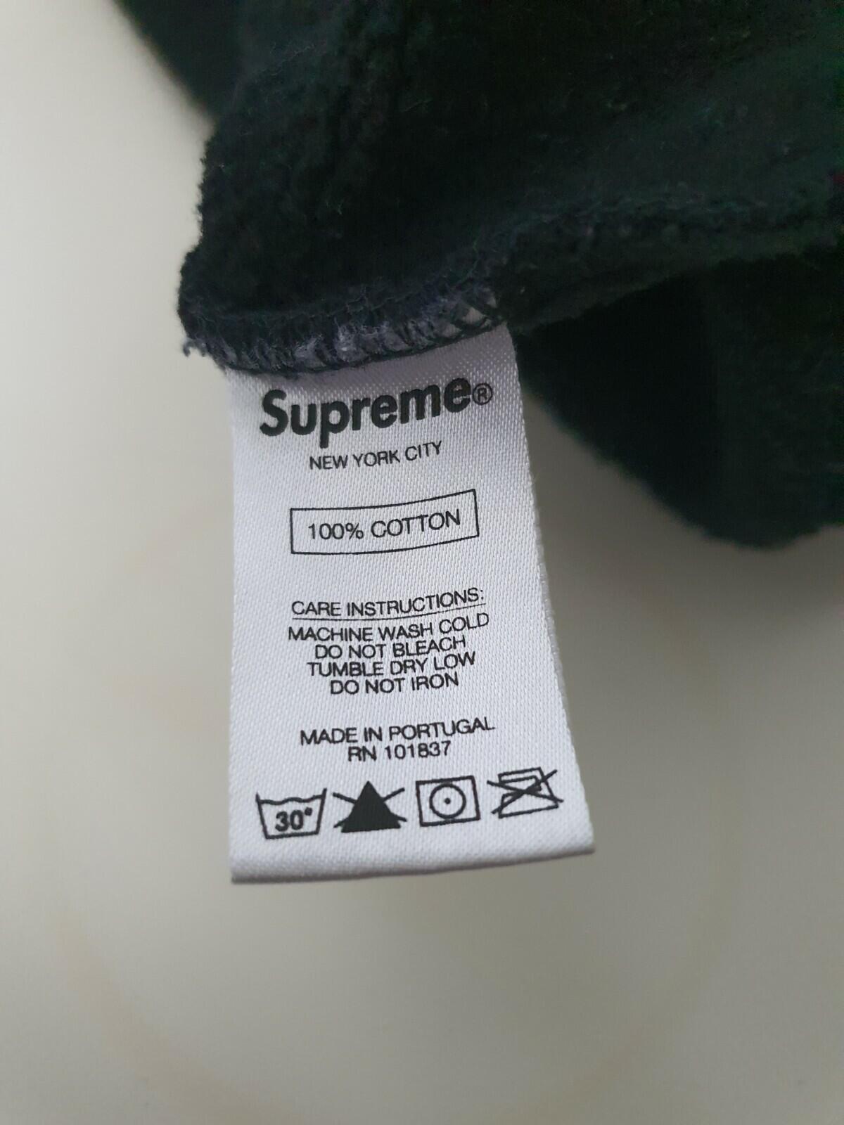 FW18 Supreme Love or Hate hooded sweatshirt black hoodie size M medium