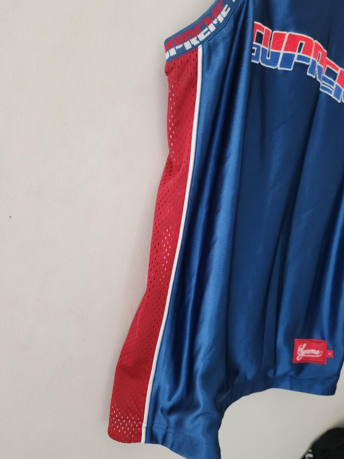 SS22 Supreme Reversible Basketball Jersey Size L Large Royal sleeveless tank top