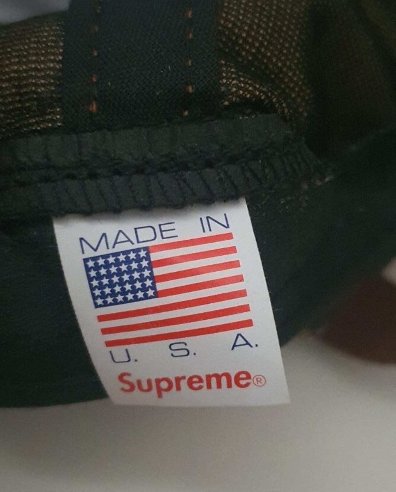SS16 Supreme Suede Classic Logo 6-panel Cap Tan