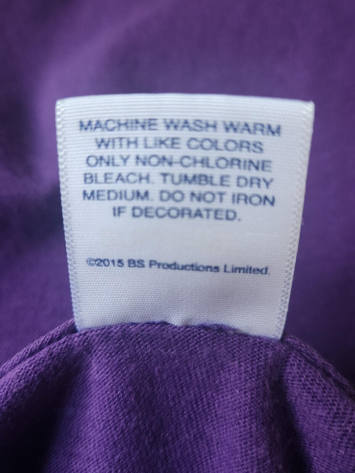 SS16 Supreme x Black Sabbath Tome T-Shirt Größe L Groß Lila T-Shirt Ozzy Osbourne
