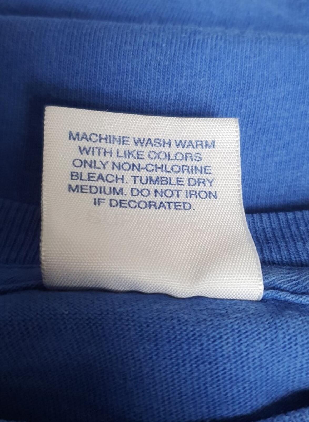 FW15 Supreme Devil heather royal tee size M medium T-shirt blue Rare