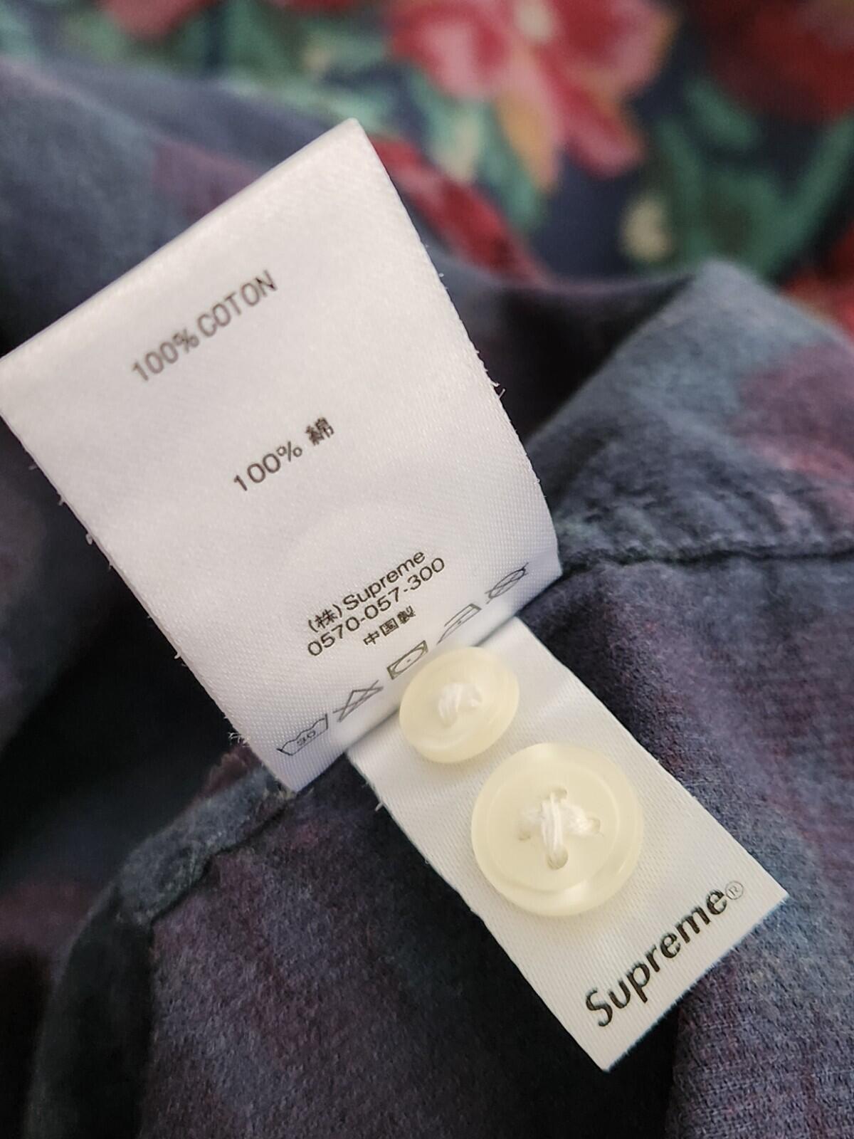 FW20 Supreme Digi Floral Corduroy Shirt Size M Medium Button Up Long Sleeve