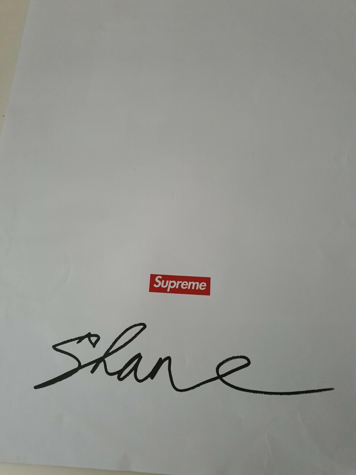 FW13 Supreme x Shane MacGowan poster Musician Vintage Rare 2013 Accessory