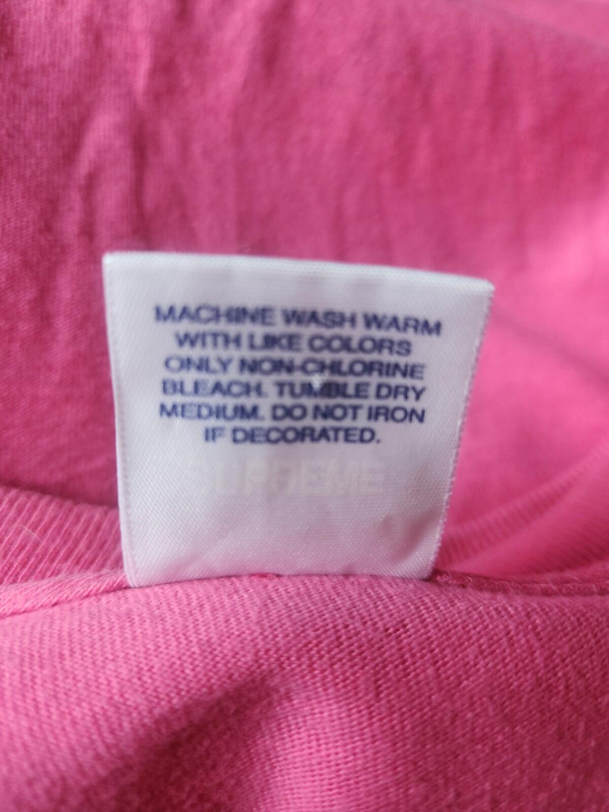 SS13 Supreme Schminx Tee Magenta Medium M Rosa T-Shirt Vintage 2013 selten
