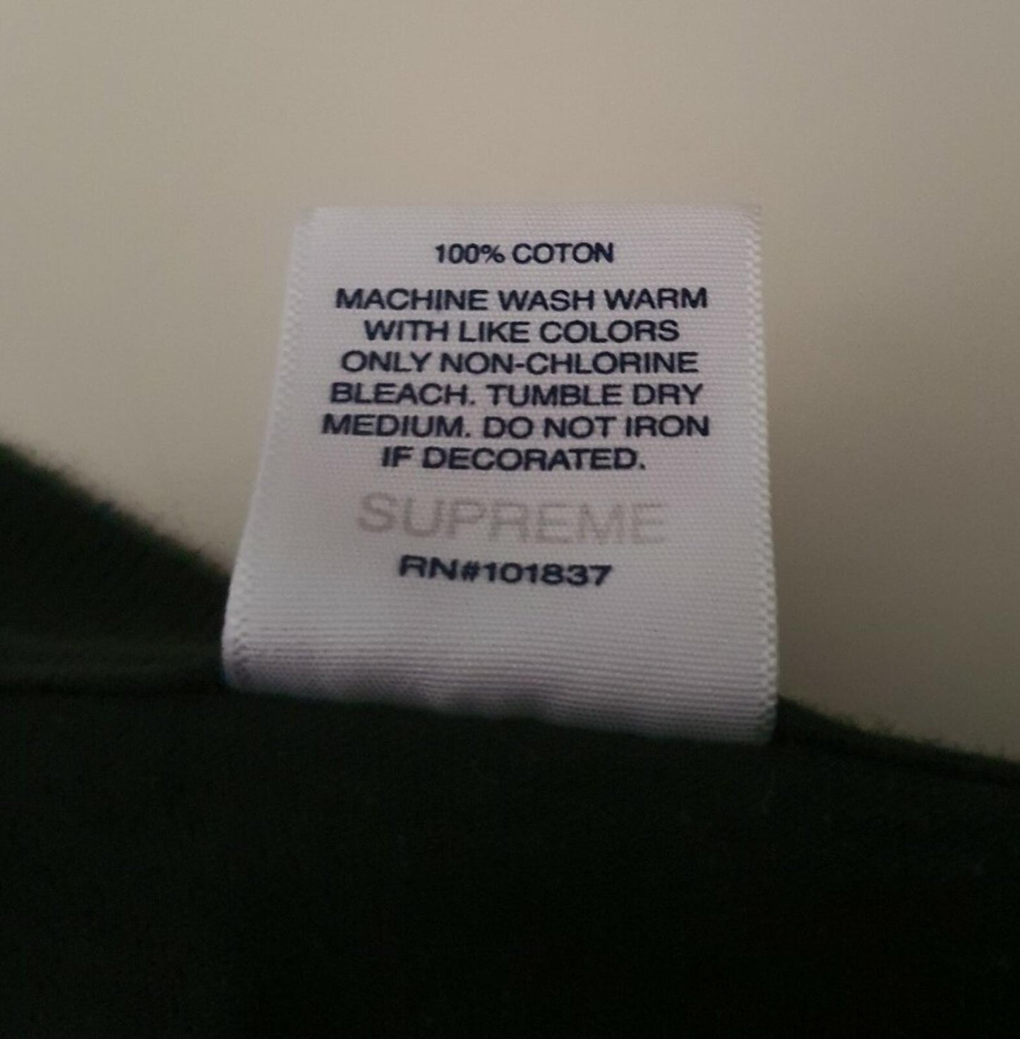 SS18 Supreme x Undercover x Public Enemy Counterattack black L/S Tee Size M