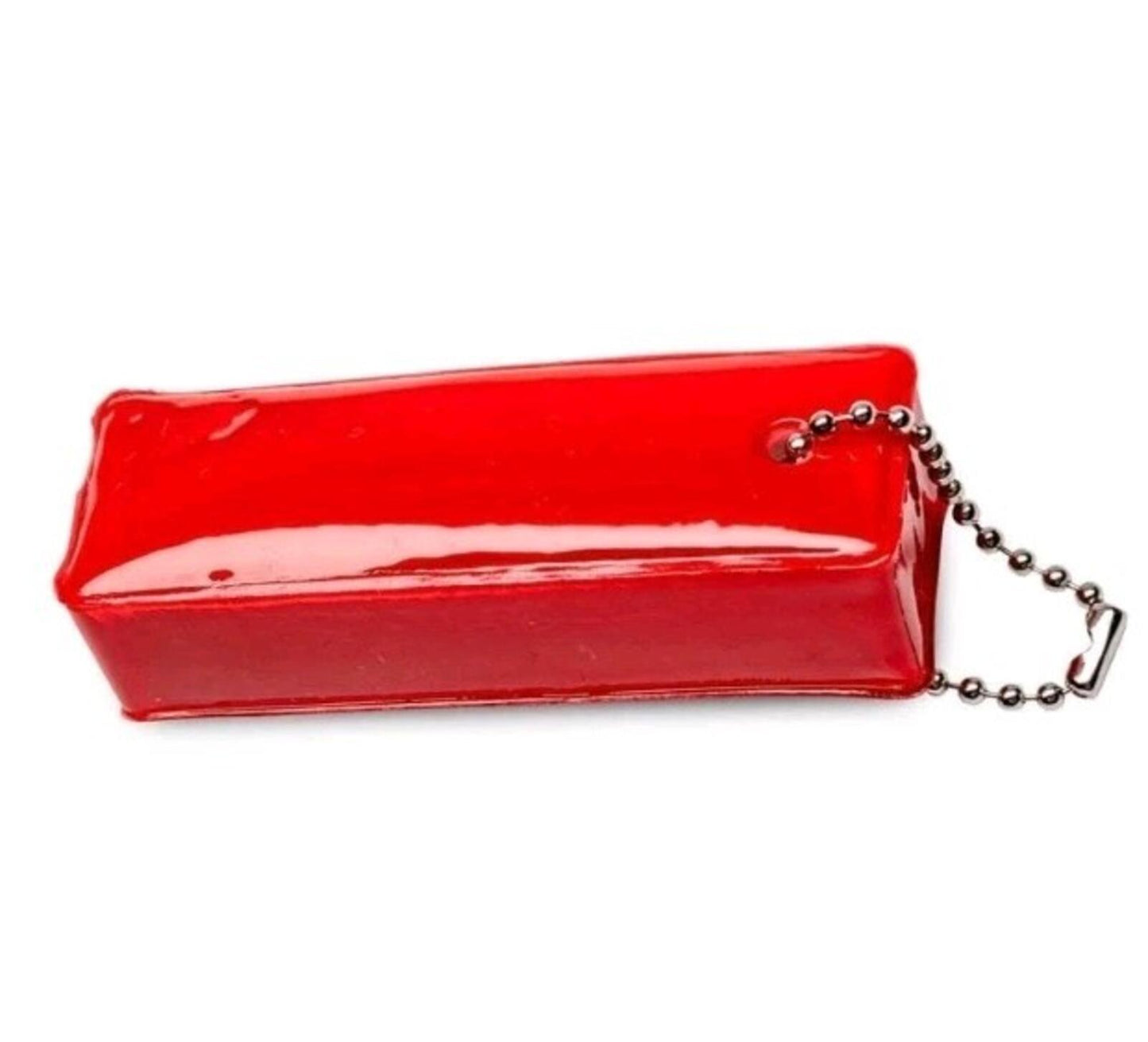 FW14 Supreme Reflective Puffy Keychain Red Accessory Keyring 2014 Vintage
