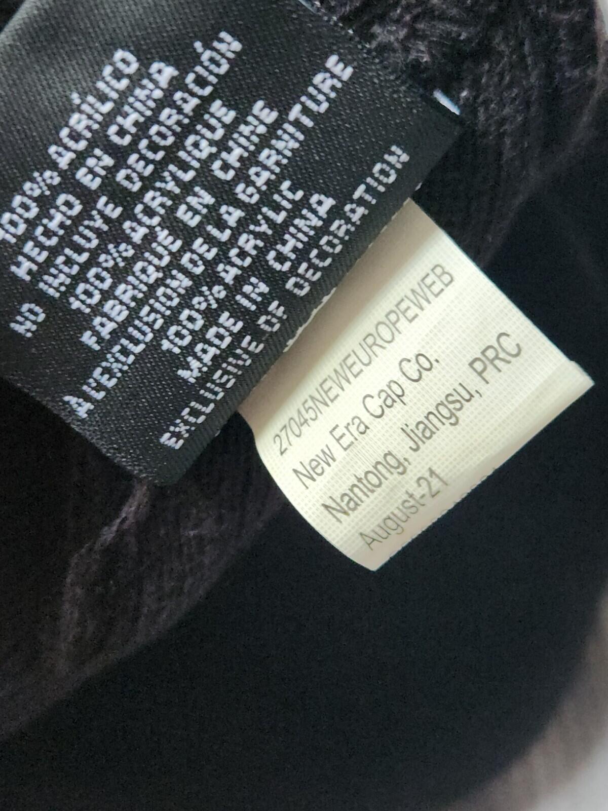 FW21 Supreme New Era box logo black beanie Hat