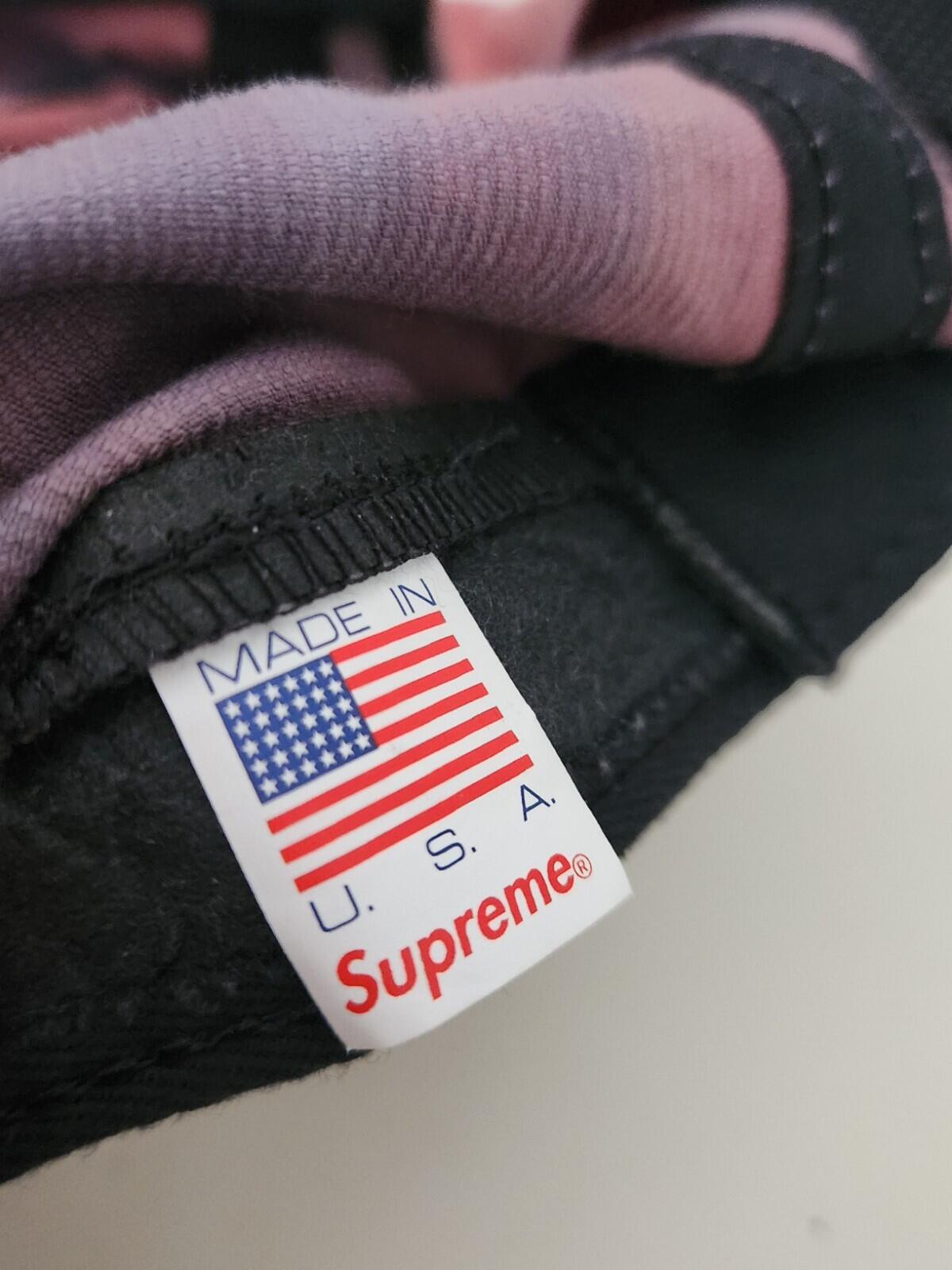 SS16 Supreme Marbled camp cap Red hat box logo Made In U.S.A