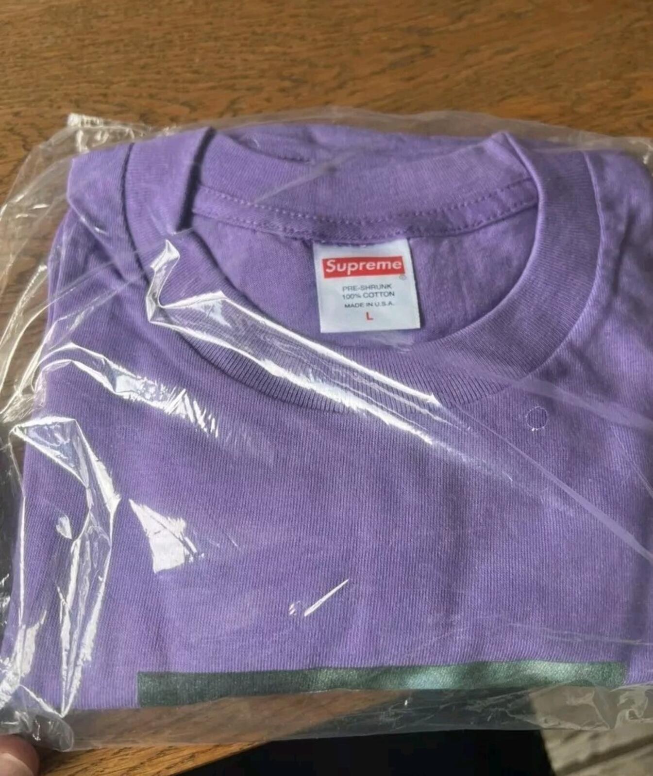 FW18 Supreme Marvin Gaye Tee Purple Size L