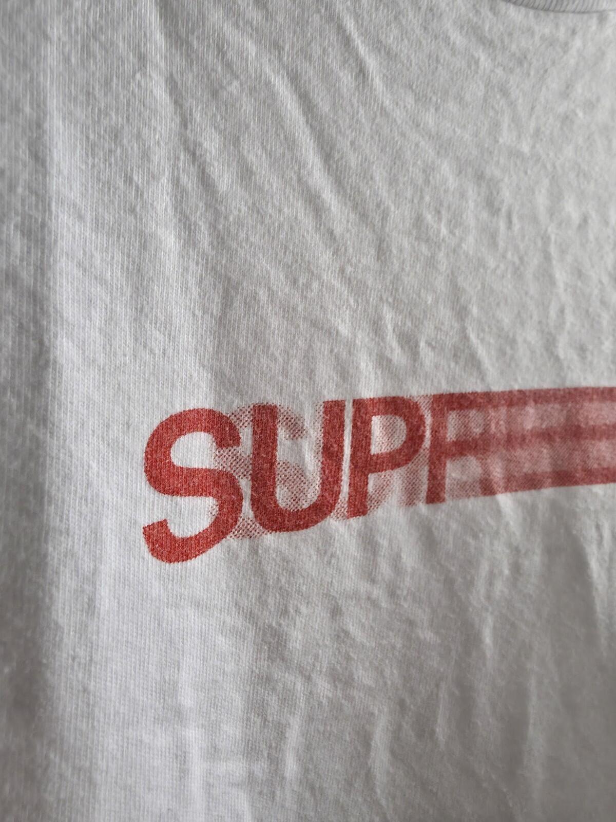 Camiseta SS16 Supreme Motion Blanca Talla L