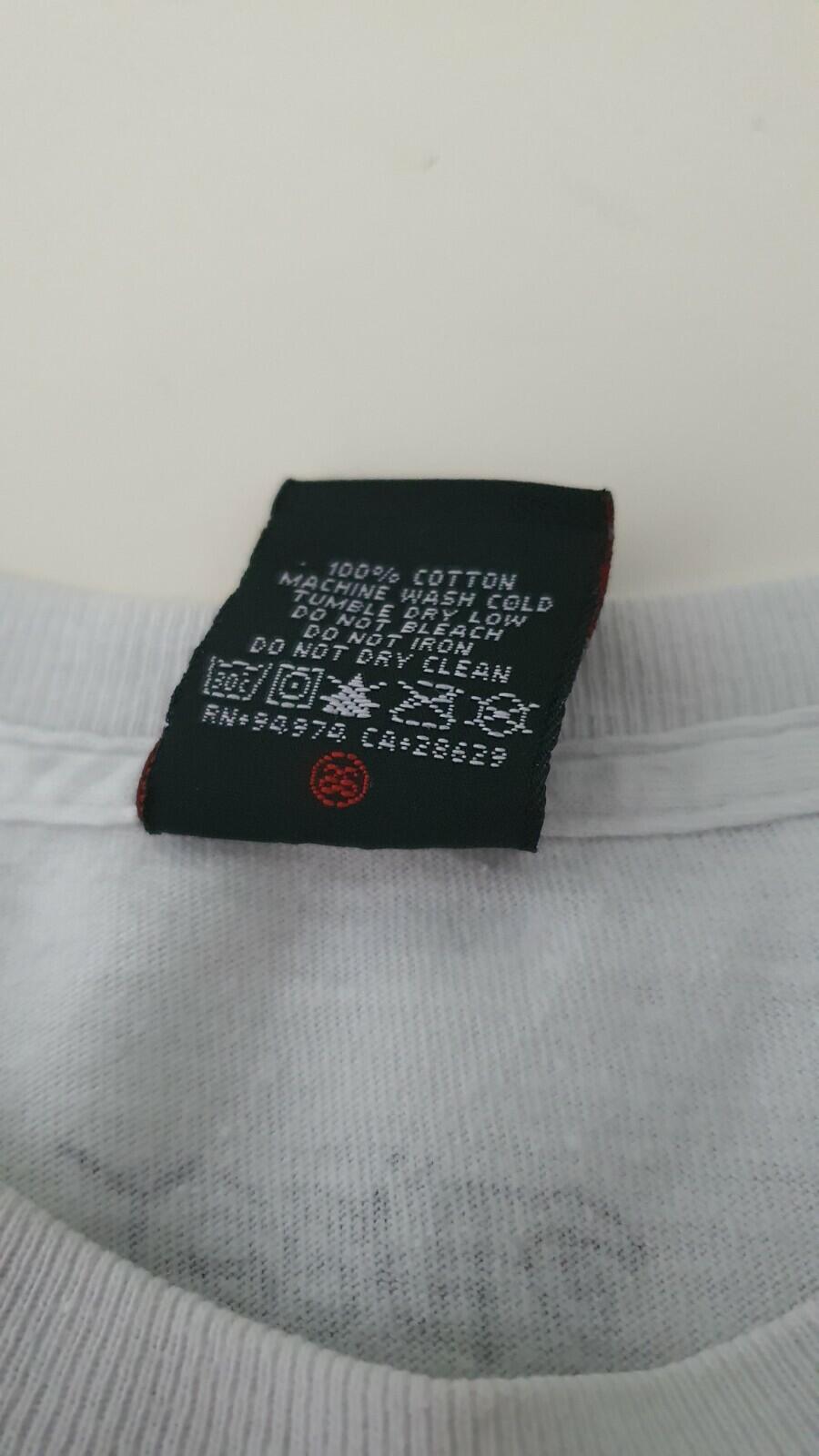 Camiseta Bape X Stussy de A Bathing Ape Blanca Talla M BAPE