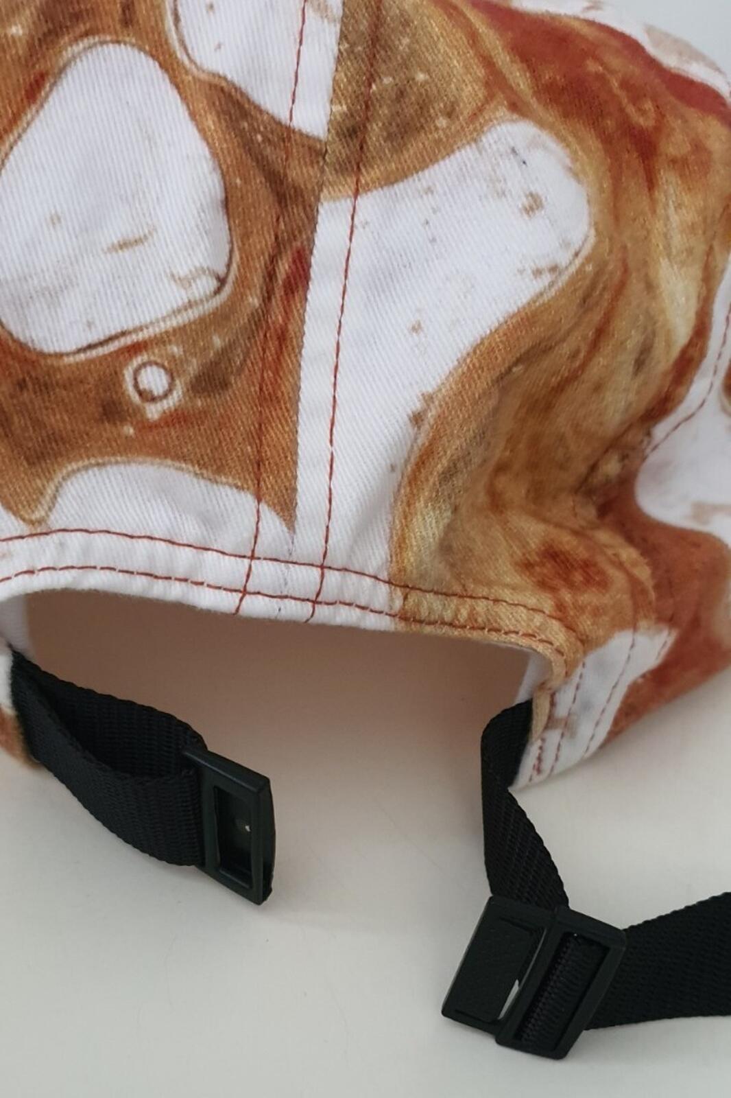 FW17 Supreme Blood and Semen Camp Cap weiße Mütze Box Logo Neu