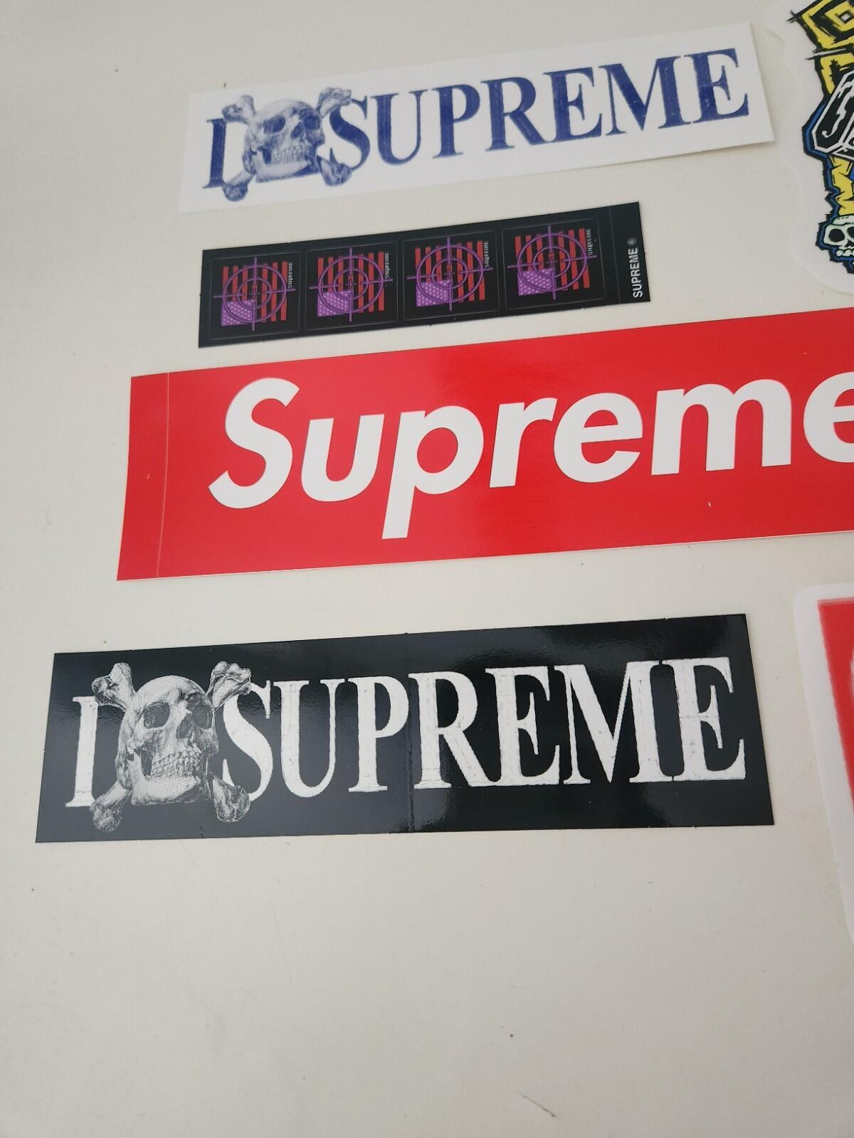 FW25 Supreme Stickers 6x New