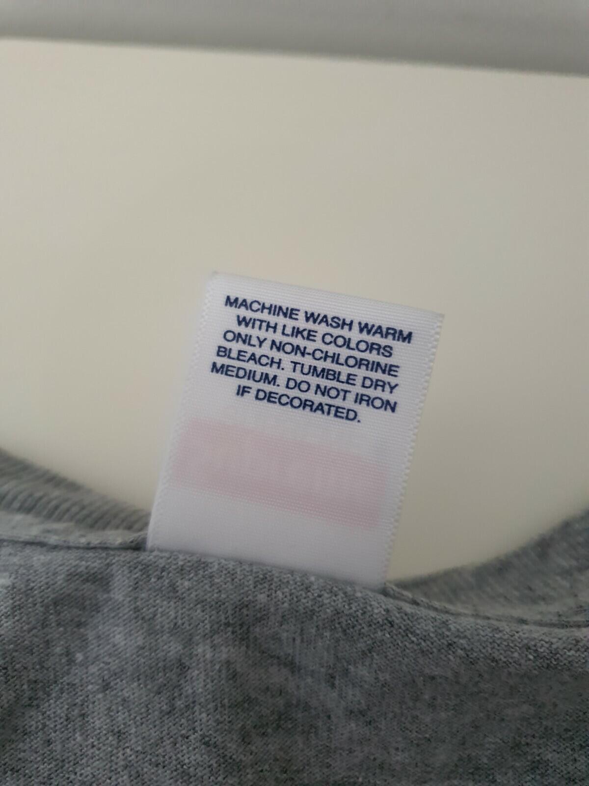 SS17 Supreme Nun L/S Tee Heather Grey Size M