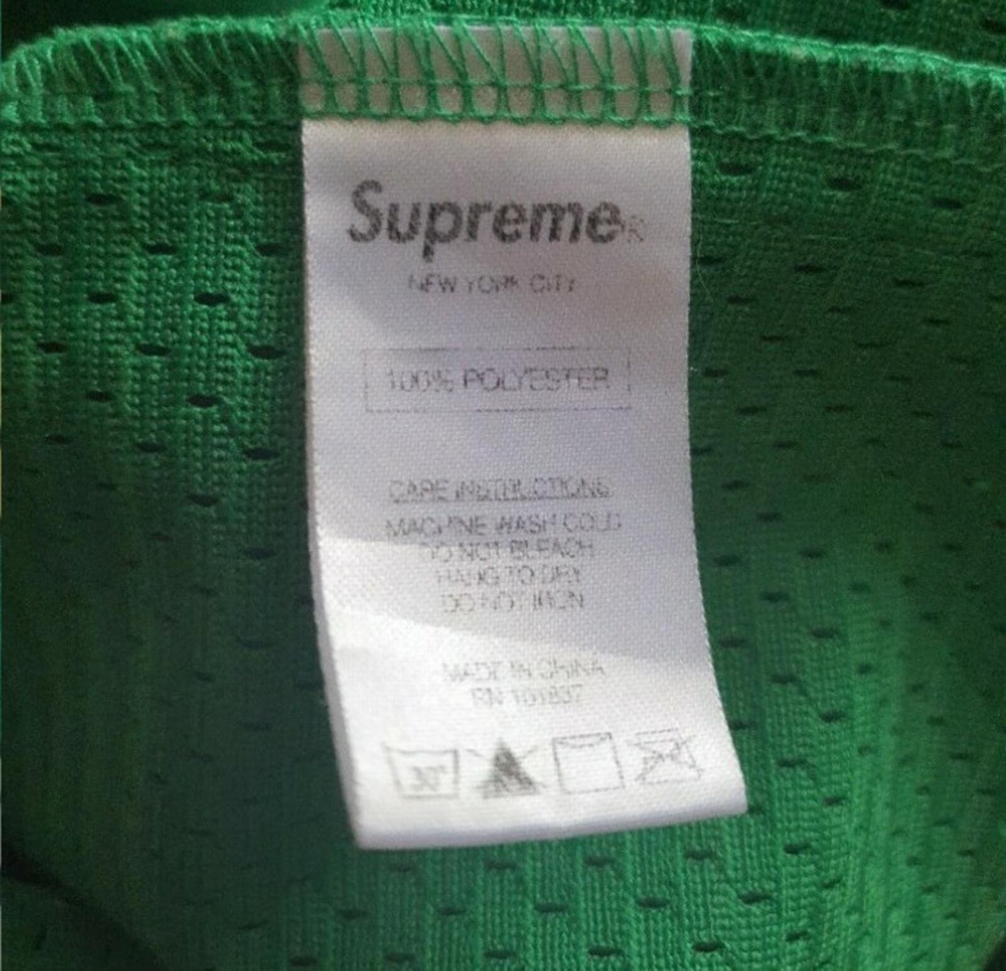 SS14 Supreme x Antihero Football Jersey Green Size M