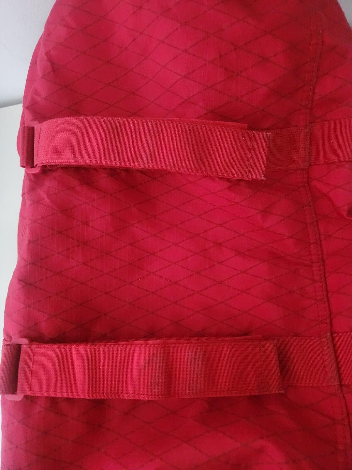 FW18 Supreme Duffle Bag Red Water and Abrasion Resistant