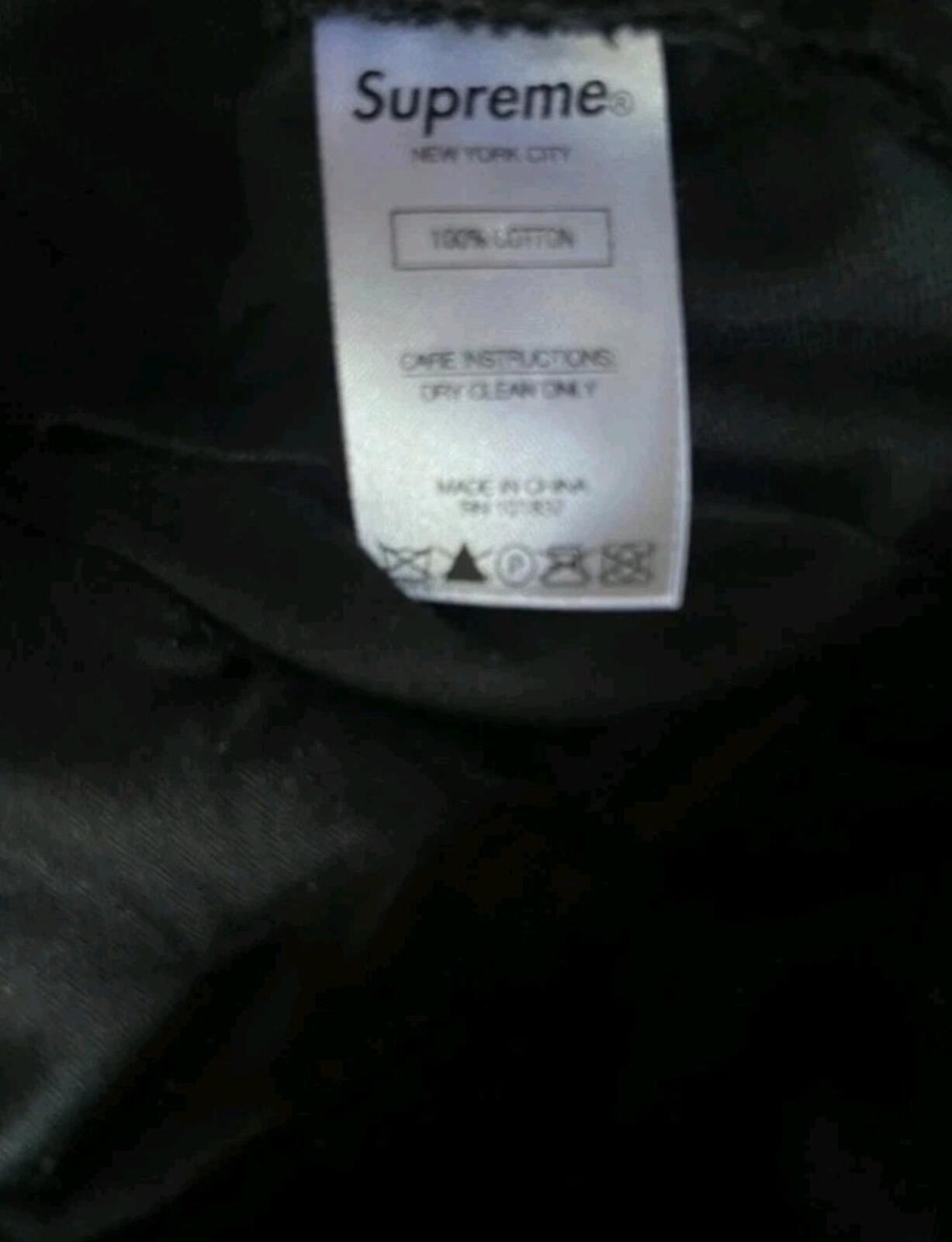 SS19 Supreme Velvet Flight Pant Black Size 32