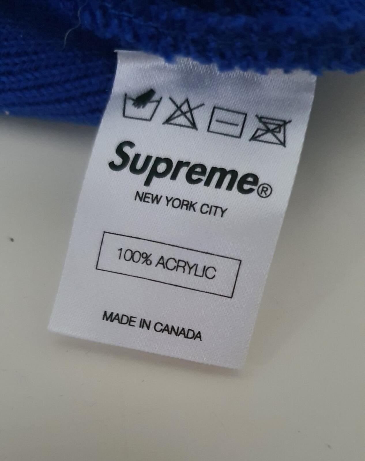 FW12 Supreme x Independent *UCK THE REST olive beanie vintage Very Rare