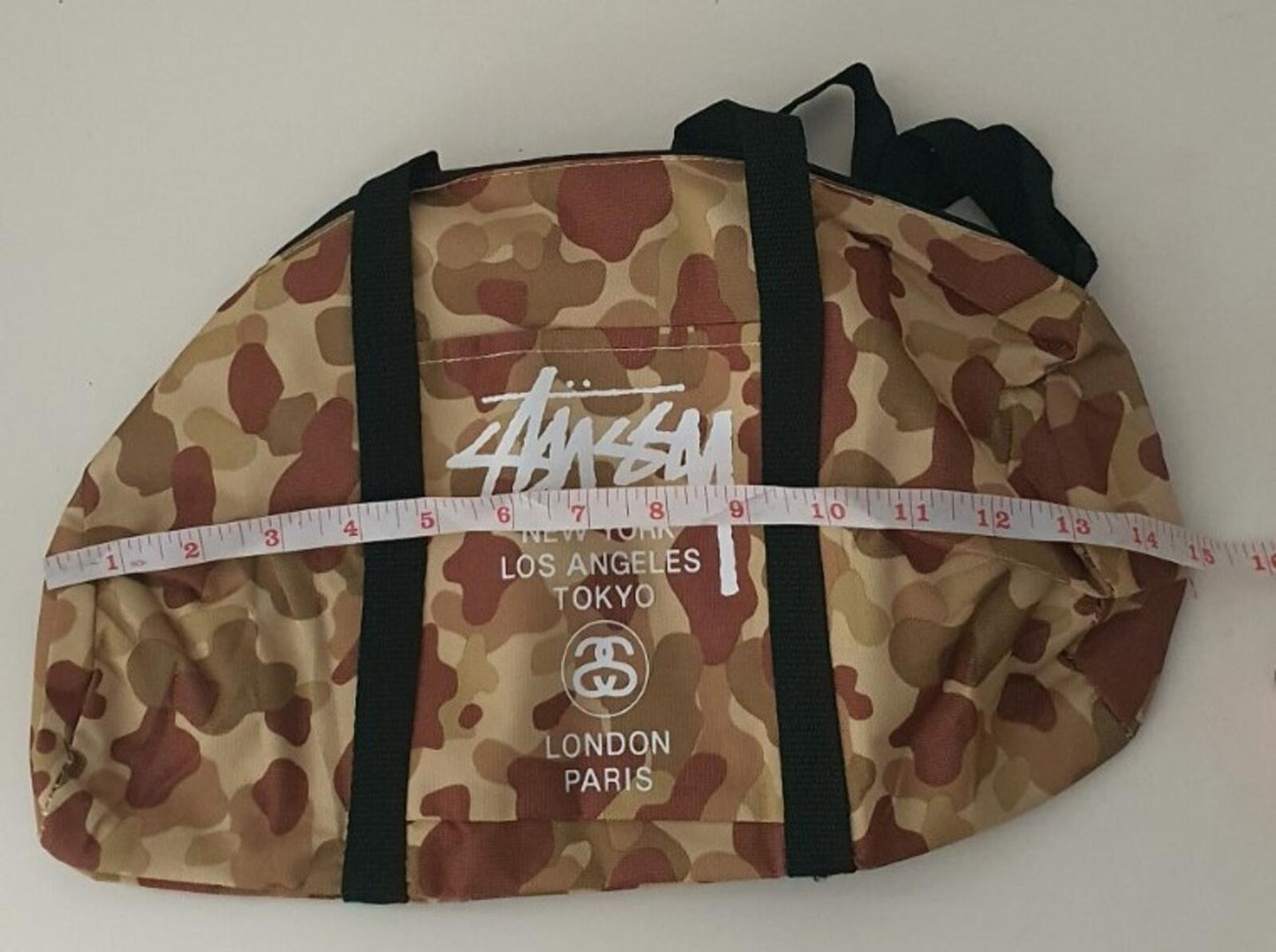 Stussy mini vintage duffle bag desert camo bag camouflage Very Rare