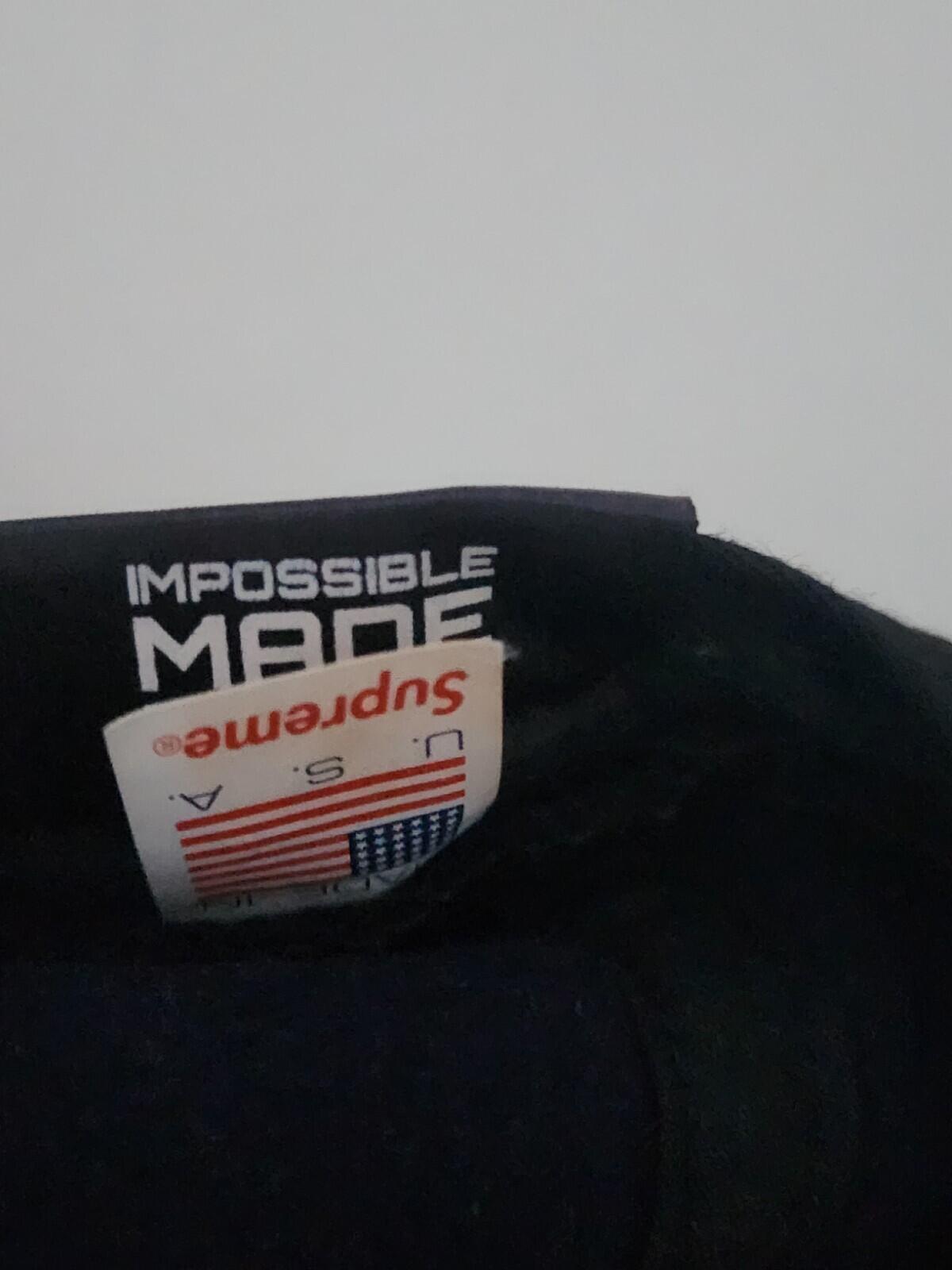 FW16 Supreme Polartec Fleece 6-panel Navy hat cap Reflective patch New with tag