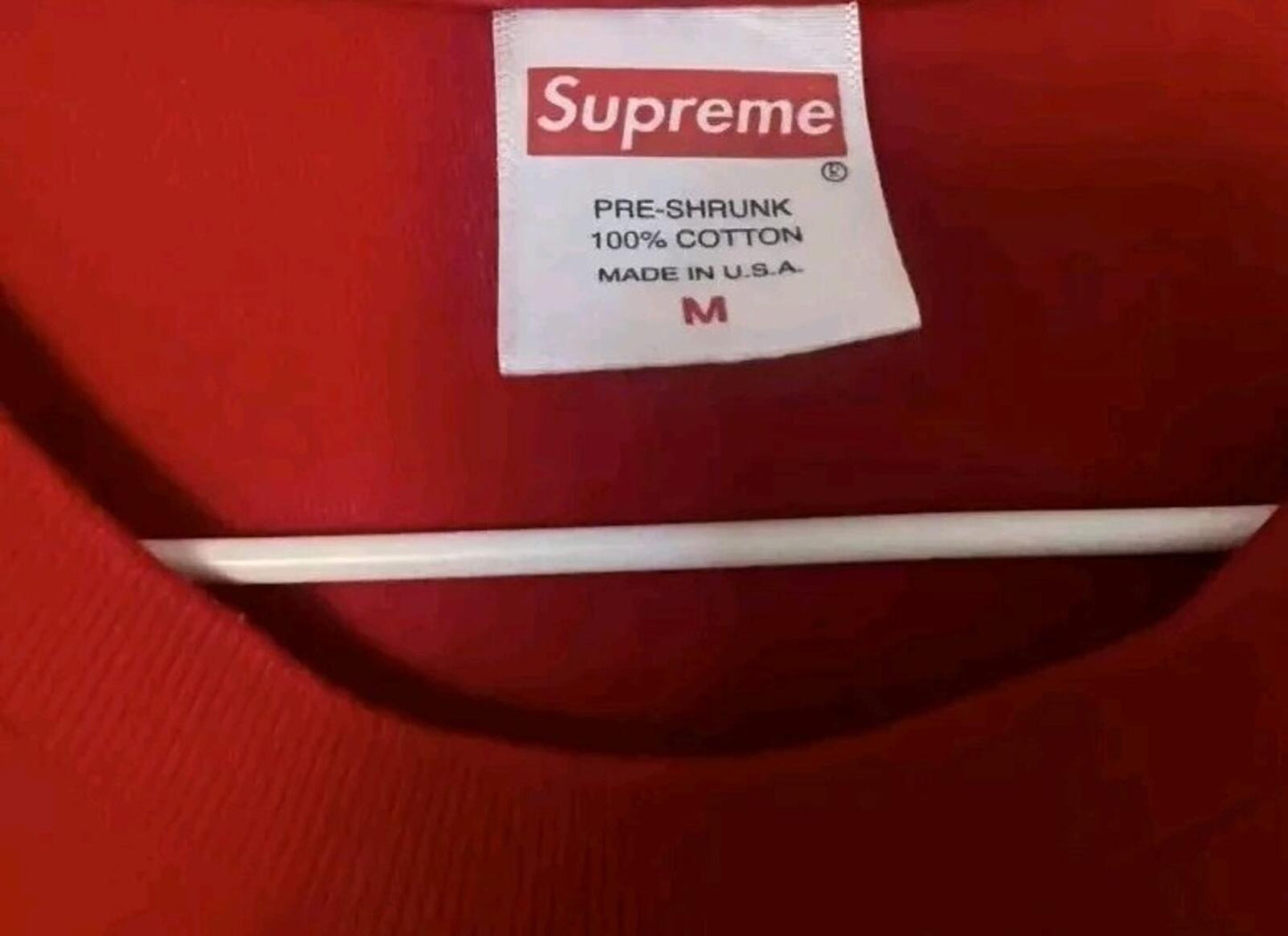 SS18 Supreme Mona Lisa Tee Red Size M