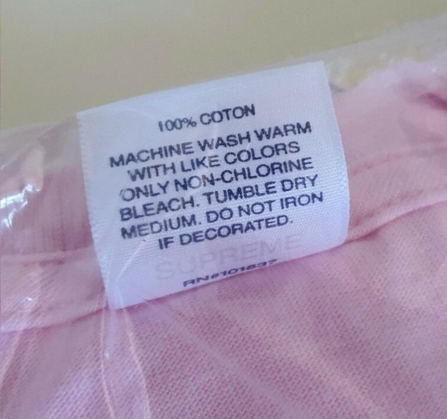 SS20 Supreme x Daniel Johnston tee Light pink T-shirt L large New and unopened