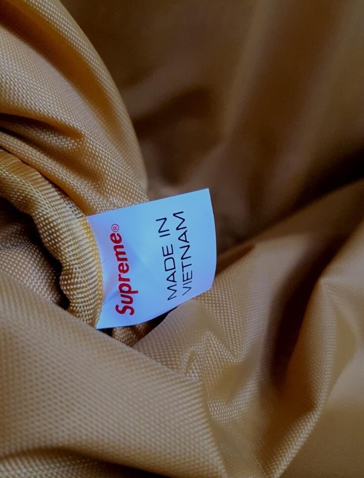 SS20 Supreme gold backpack Cordura yellow