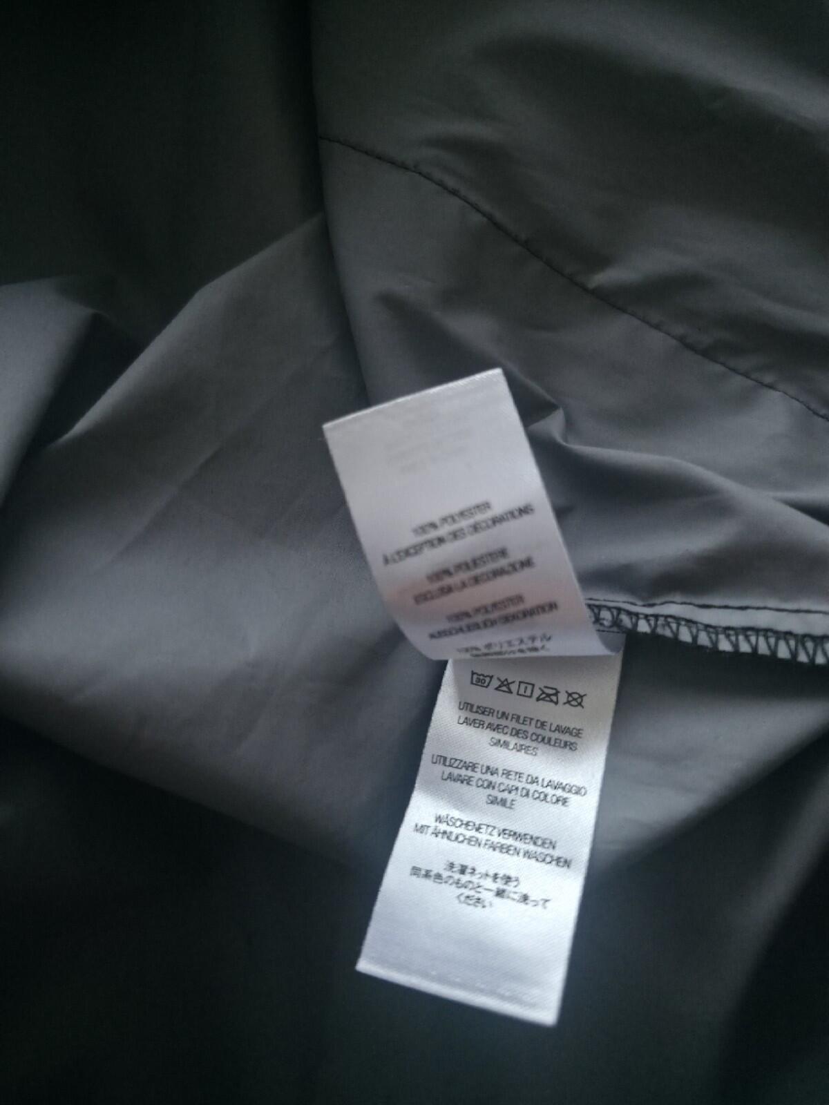 SS22 Supreme Snap-Off Sleeve L/S Baseball-Oberteil Schwarz Größe L Wasserabweisend