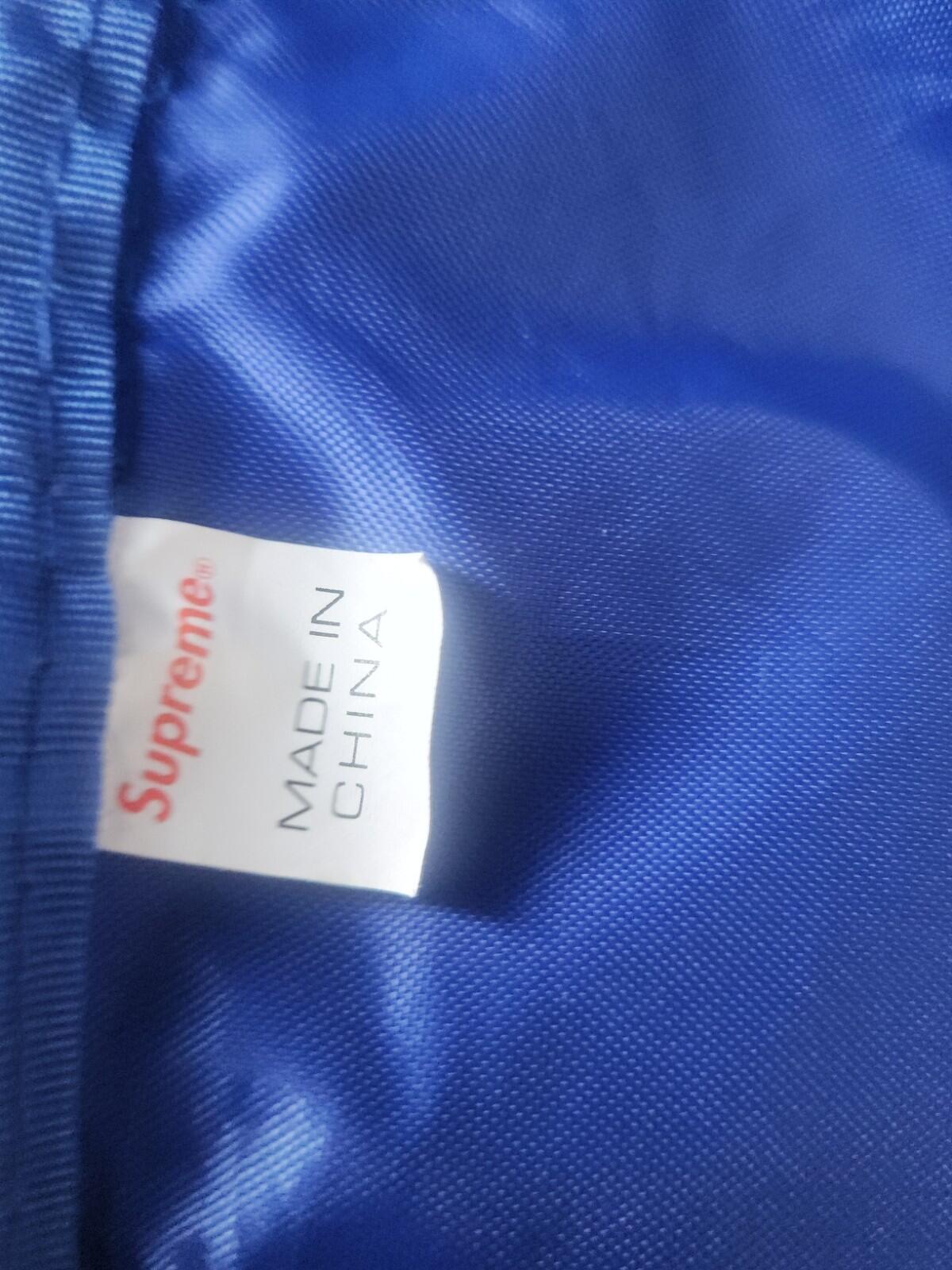 SS18 Supreme large duffle bag royal cordura fabric blue duffel ripstop nylon