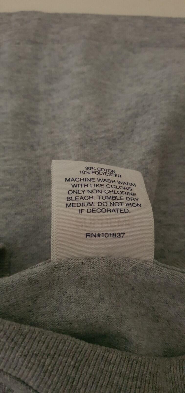 SS18 Supreme Mona Lisa tee Size M Medium Heather Grey T-shirt