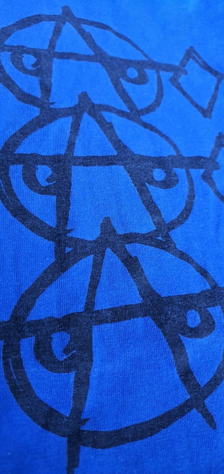 FW08 Supreme Chaos tee blue t-shirt L large vintage from 2008 anarchy Very Rare