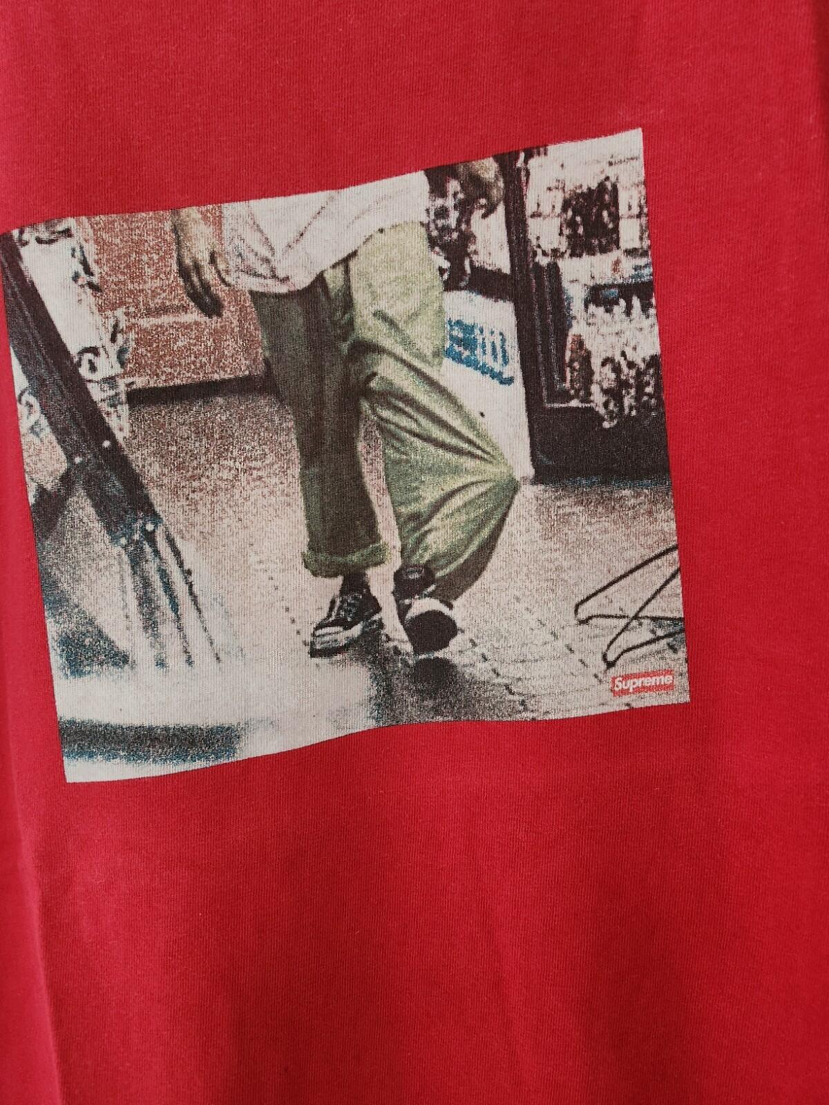 SS15 Supreme KIDS 40OZ red Tee L large T-shirt Jesus Christ what happened? Rare