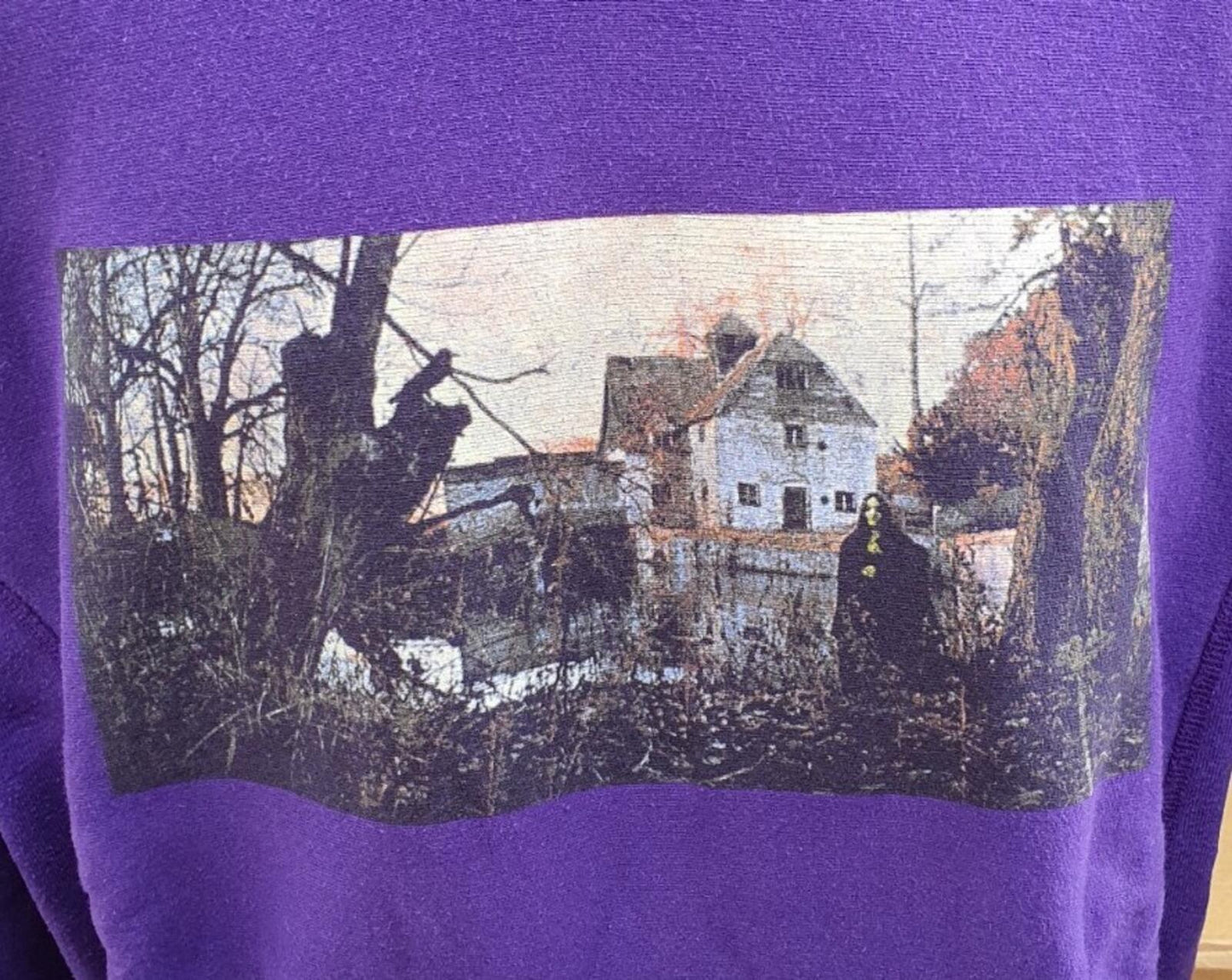 SS16 Supreme x Black Sabbath Hooded Sweatshirt Purple Size L