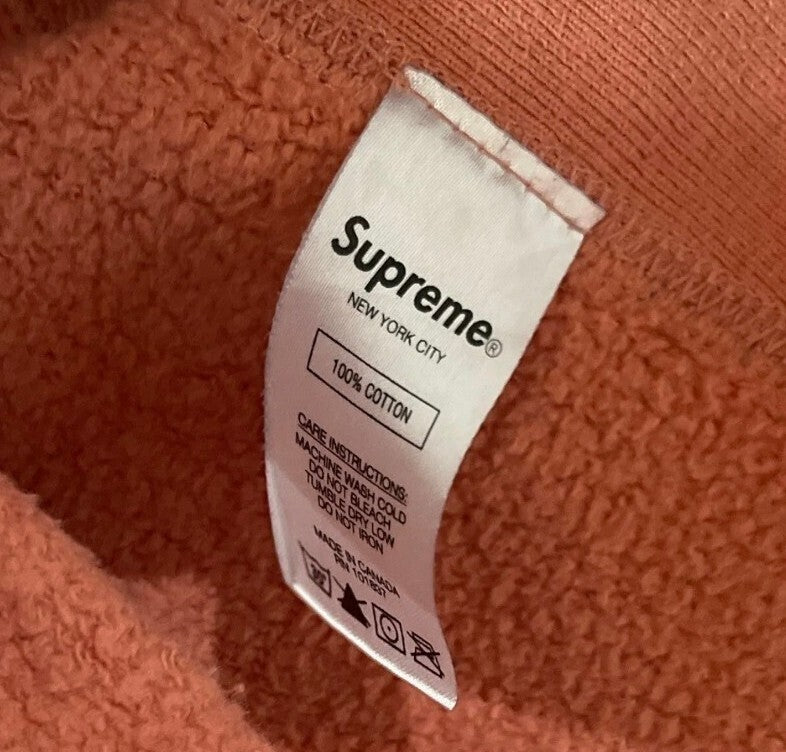 SS21 Supreme Small Box Logo Hooded Sweatshirt Dusty Coral Size M
