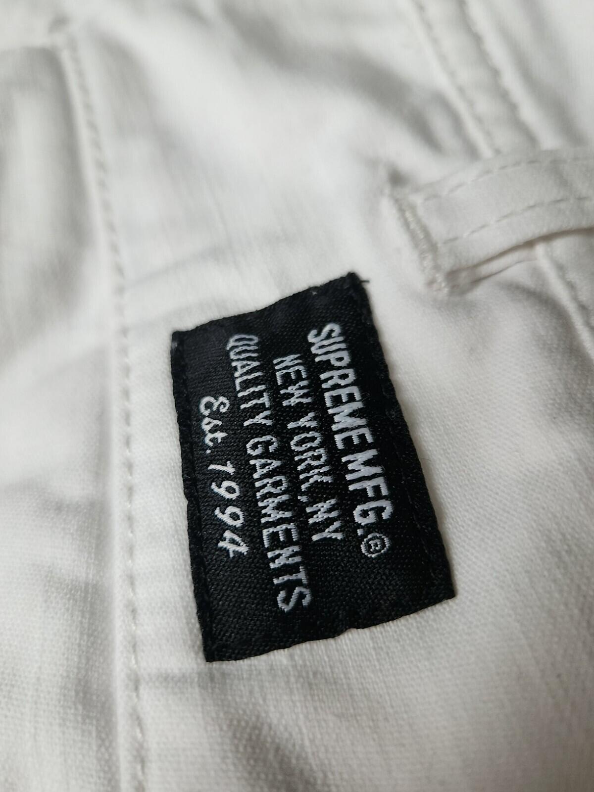SS18 Supreme pantalón corto cargo talla 30 S Pequeño Pantalones cortos blancos
