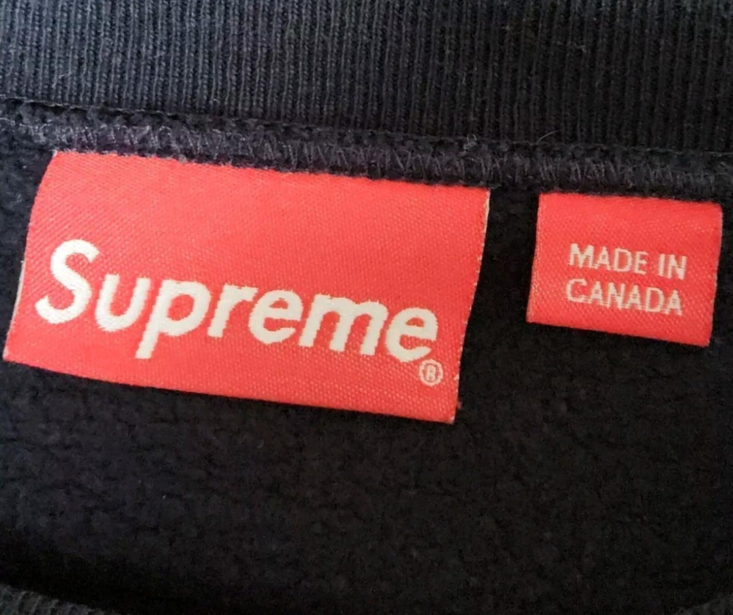 SS18 Supreme Ganesh navy crewneck size L large sweatshirt