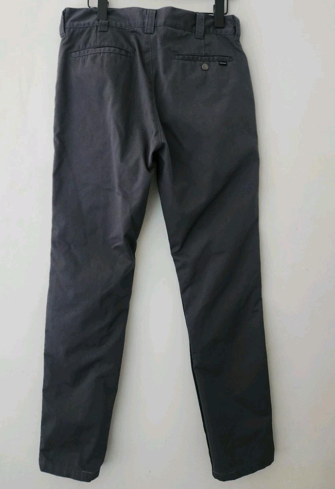 SS17 Supreme Split Work Pant size 30 W30 L30 zip up trousers pants Grey Black S