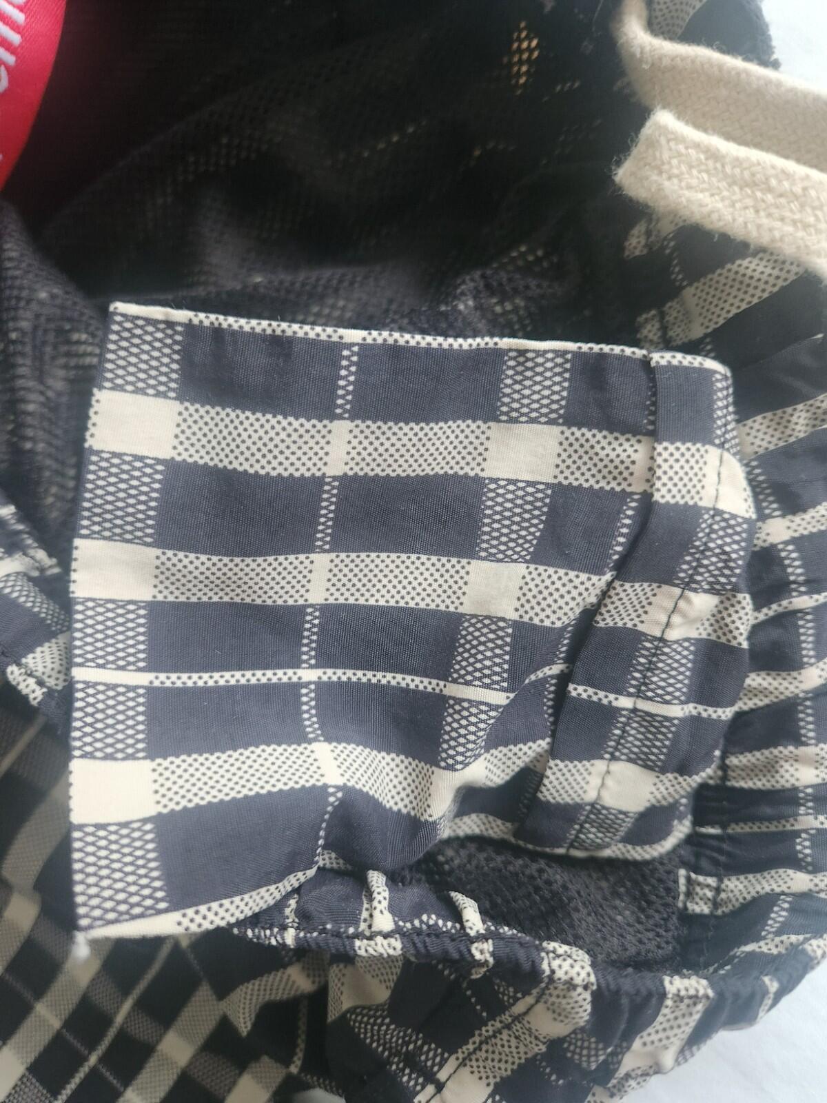 FW18 Supreme Nylon Plaid Track Pant Tan Trousers Size M Medium Nylon Pant