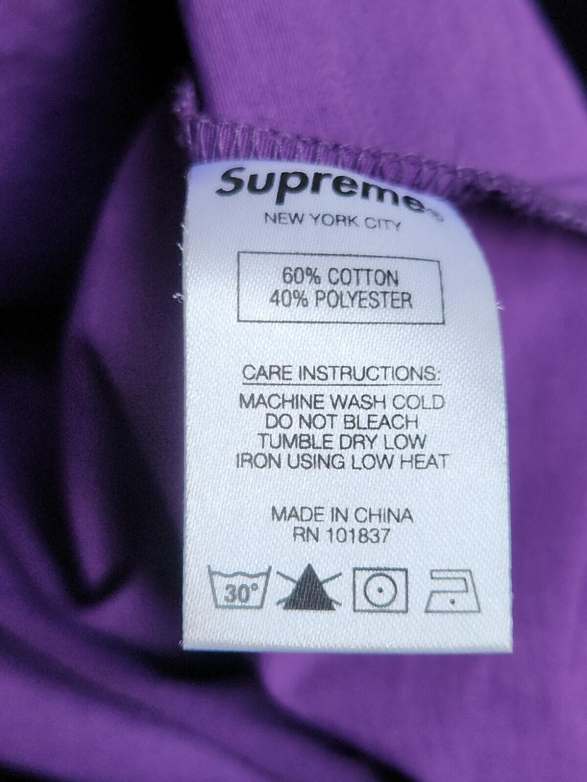 SS21 Supreme x Timberland Reflective Taping Anorak Jacket Purple Size M