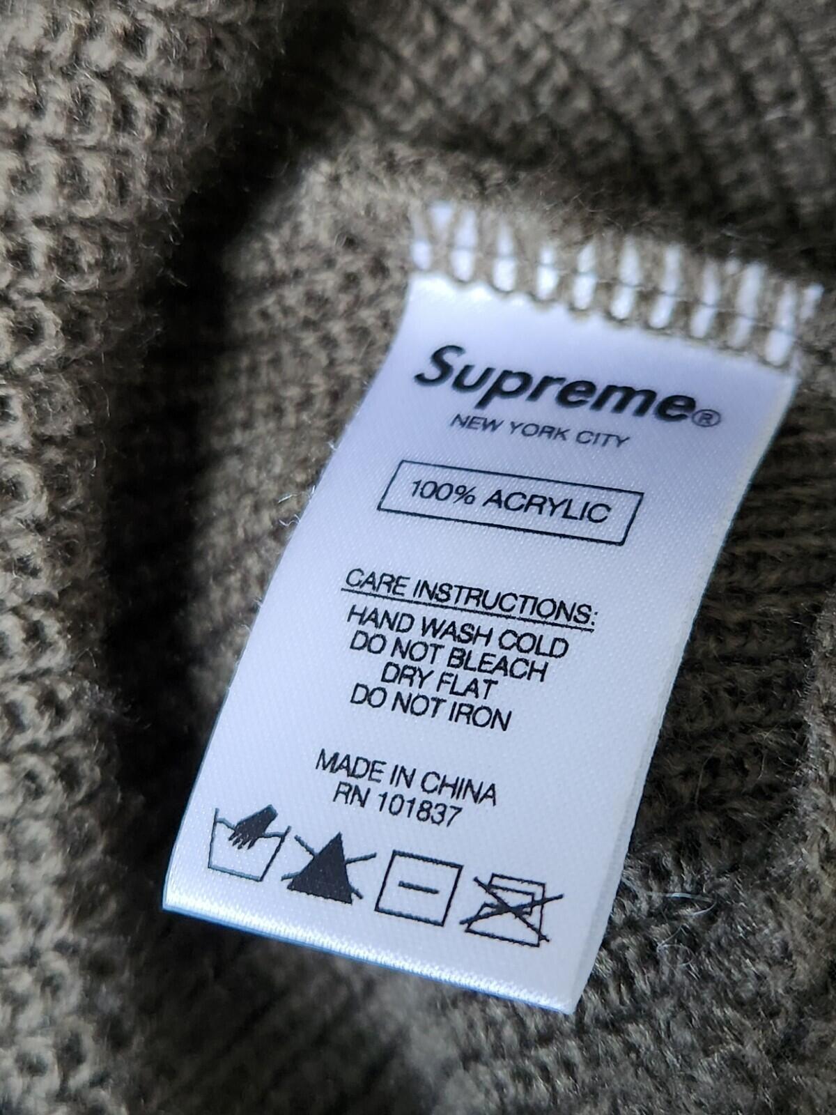 FW18 Supreme GORE-TEX Beanie Olive Waterproof Hat Small Box Logo