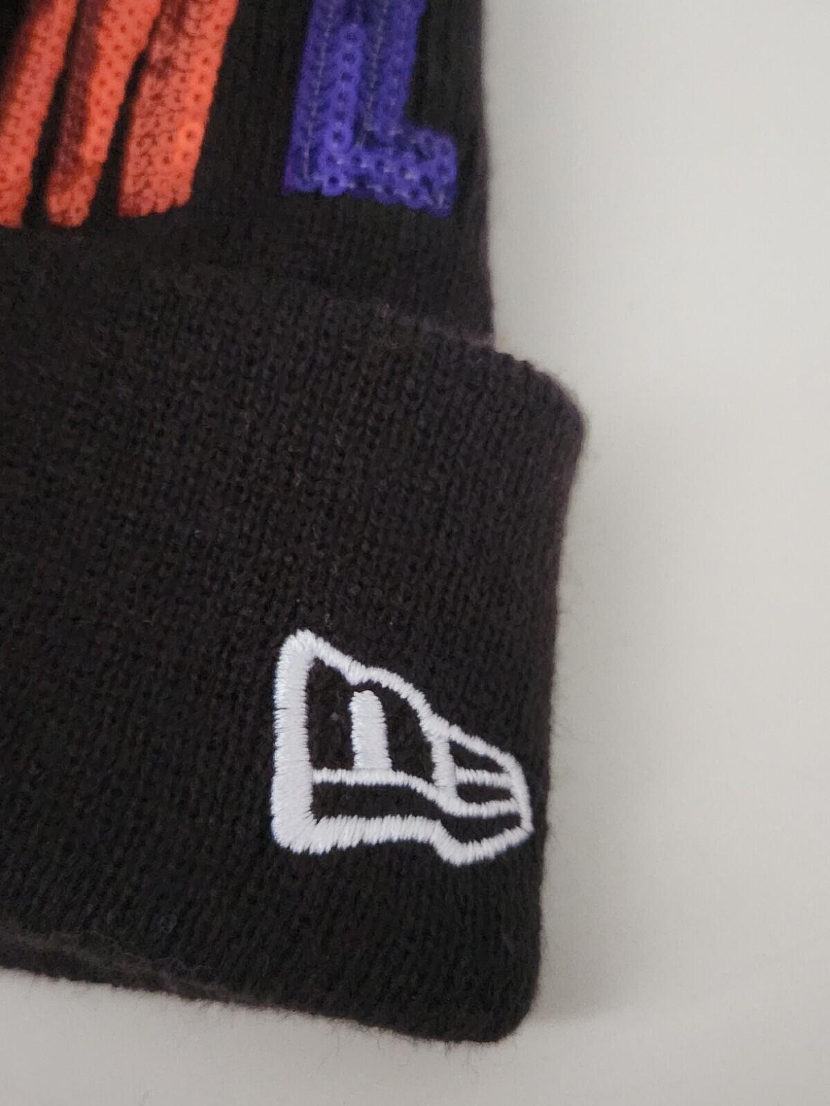 FW20 Supreme New Era Sequin beanie black Hat New